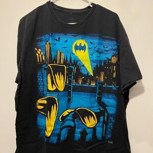 Kids Black Batman Graphic T-Shirt